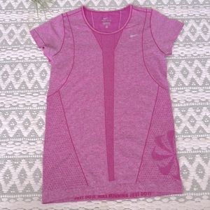 Nike | Pink Dri Fit Running T Shirt (M)